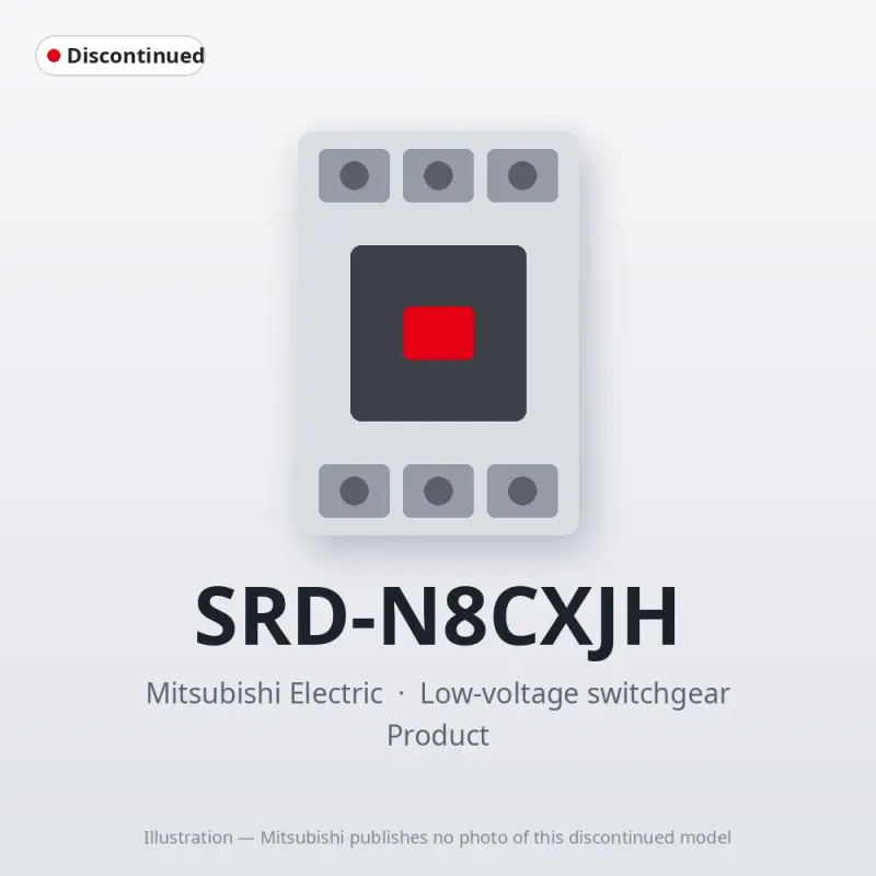 SRD-N8CXJH Mitsubishi Low-voltage switchgear Contactor Relay