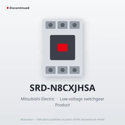 SRD-N8CXJHSA Mitsubishi Low-voltage switchgear Contactor Relay