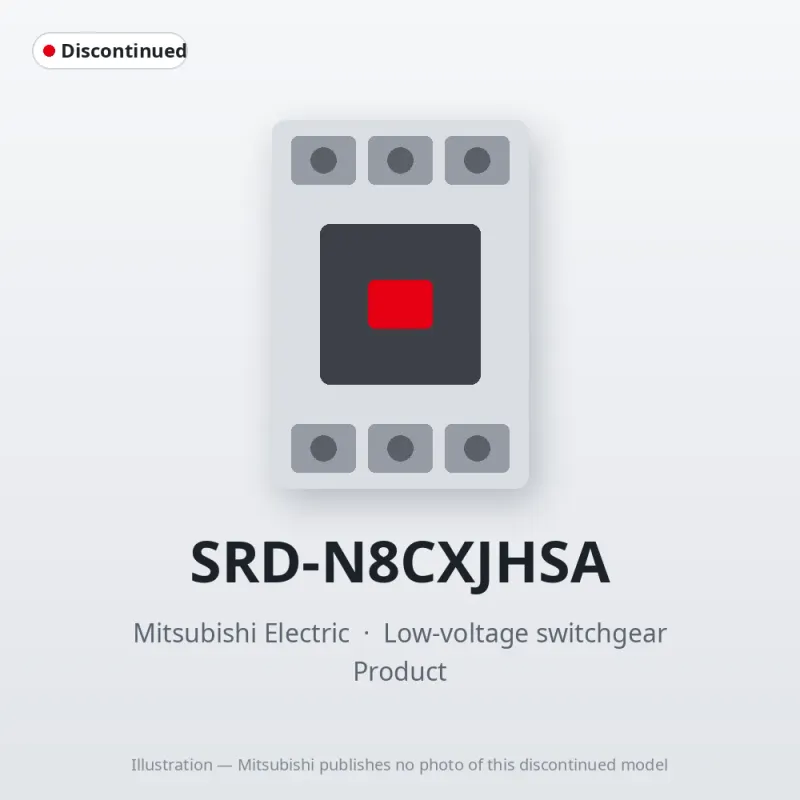 SRD-N8CXJHSA Mitsubishi Low-voltage switchgear Contactor Relay