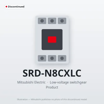 SRD-N8CXLC Mitsubishi Low-voltage switchgear Contactor Relay