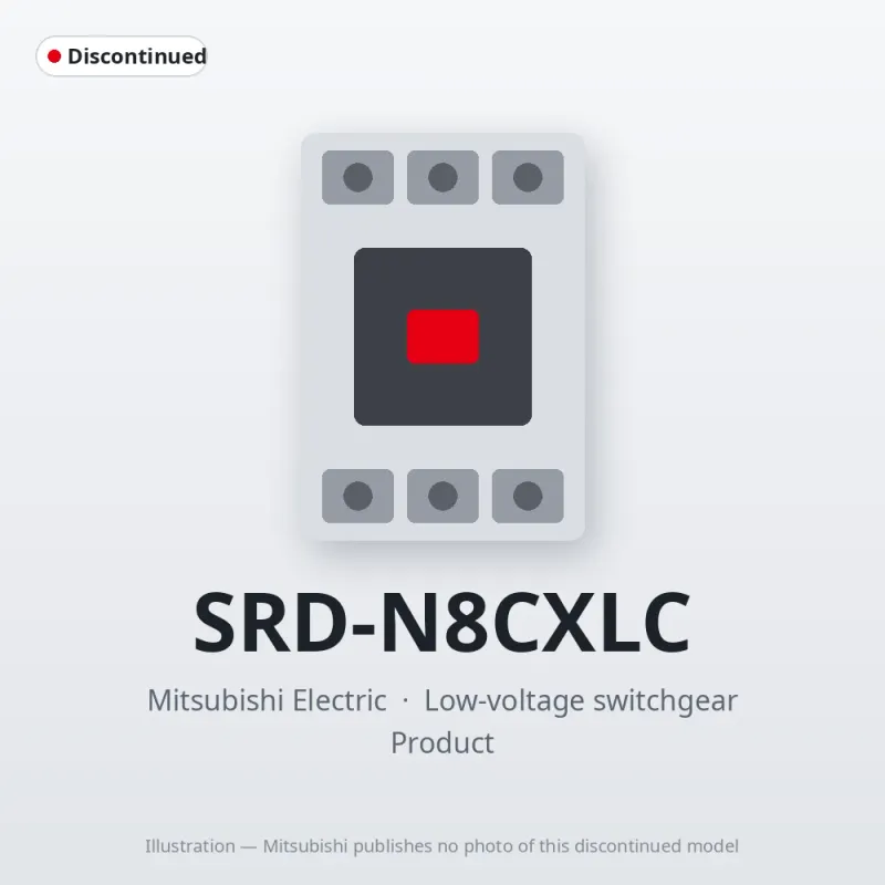 SRD-N8CXLC Mitsubishi Low-voltage switchgear Contactor Relay