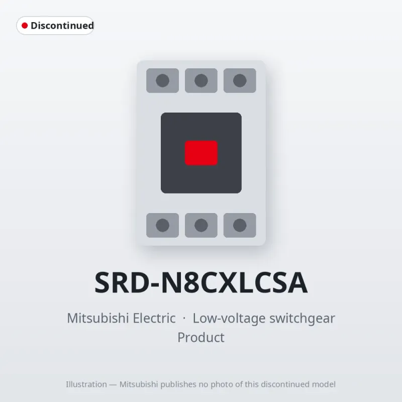 SRD-N8CXLCSA Mitsubishi Low-voltage switchgear Contactor Relay
