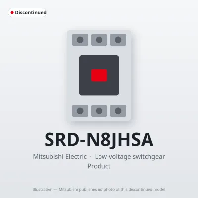 SRD-N8JHSA Mitsubishi Low-voltage switchgear Contactor Relay