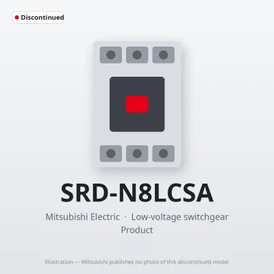 SRD-N8LCSA Mitsubishi Low-voltage switchgear Contactor Relay