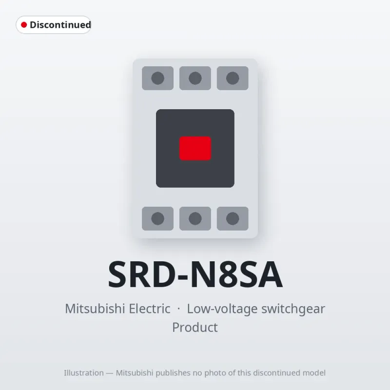 SRD-N8SA Mitsubishi Low-voltage switchgear Contactor Relay