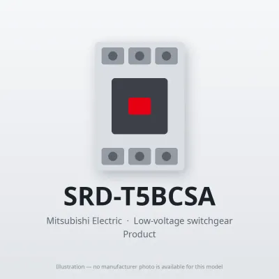 SRD-T5BCSA Mitsubishi Low-voltage switchgear Contactor Relay