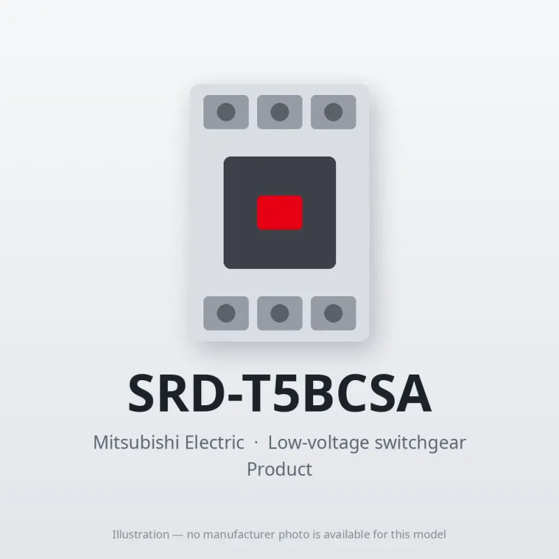 SRD-T5BCSA Mitsubishi Low-voltage switchgear Contactor Relay