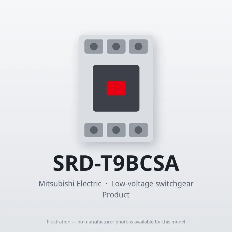 SRD-T9BCSA Mitsubishi Low-voltage switchgear Contactor Relay