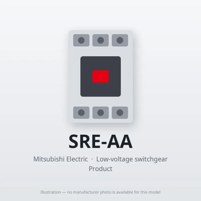 SRE-AA Mitsubishi Low-voltage switchgear Related Equipment