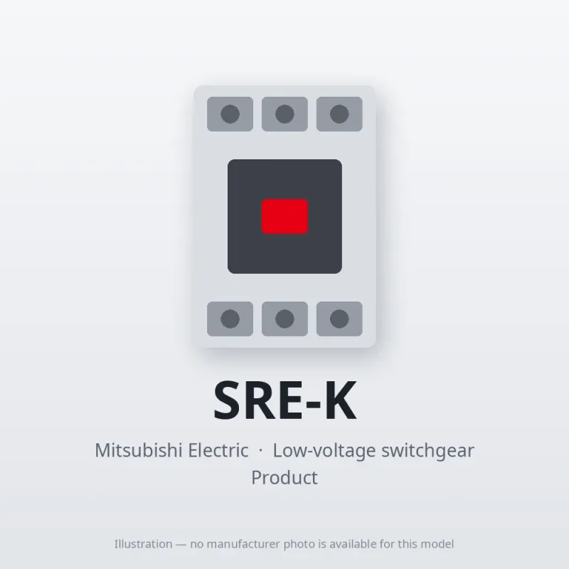 SRE-K Mitsubishi Low-voltage switchgear Related Equipment