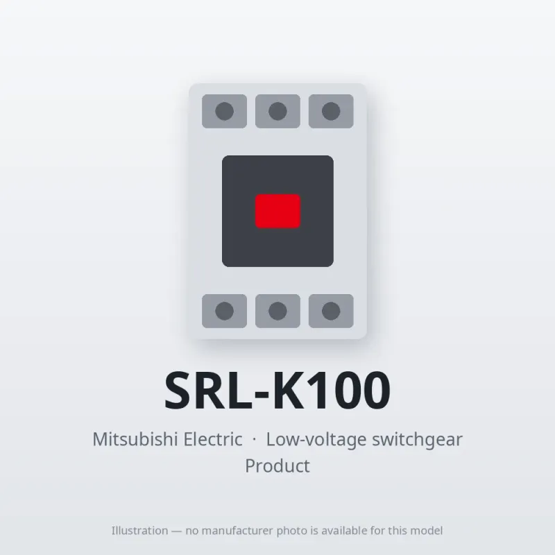 SRL-K100 Mitsubishi Low-voltage switchgear Contactor Relay