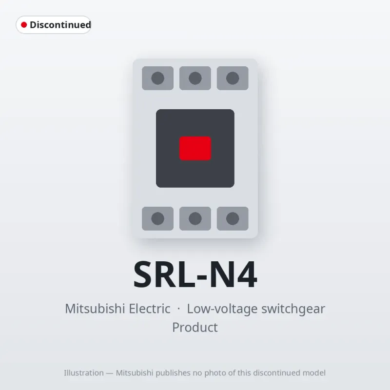 SRL-N4 Mitsubishi Low-voltage switchgear Contactor Relay