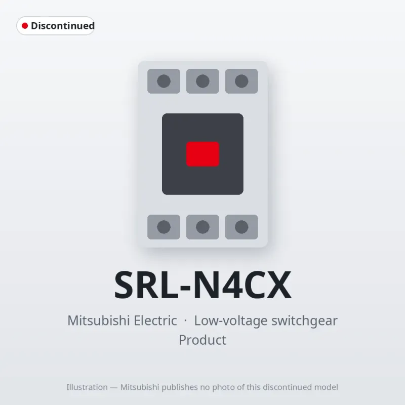 SRL-N4CX Mitsubishi Low-voltage switchgear Contactor Relay