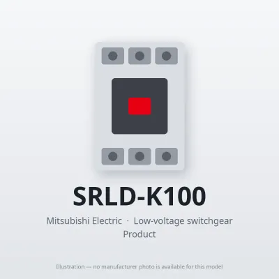SRLD-K100 Mitsubishi Low-voltage switchgear Contactor Relay