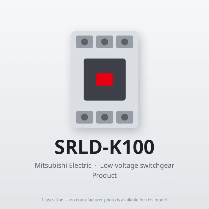 SRLD-K100 Mitsubishi Low-voltage switchgear Contactor Relay
