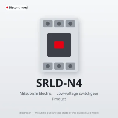 SRLD-N4 Mitsubishi Low-voltage switchgear Contactor Relay