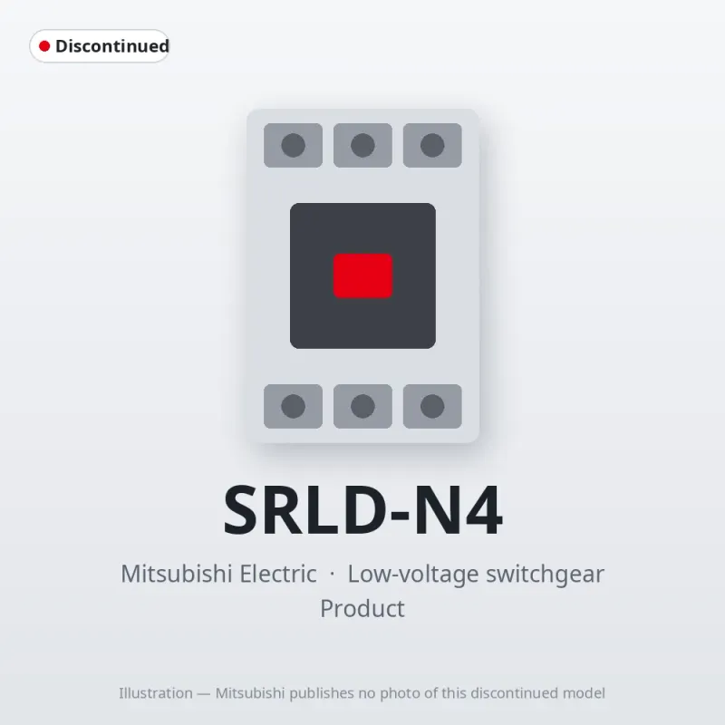 SRLD-N4 Mitsubishi Low-voltage switchgear Contactor Relay
