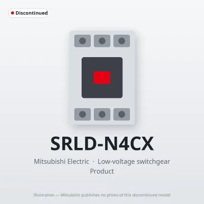 SRLD-N4CX Mitsubishi Low-voltage switchgear Contactor Relay