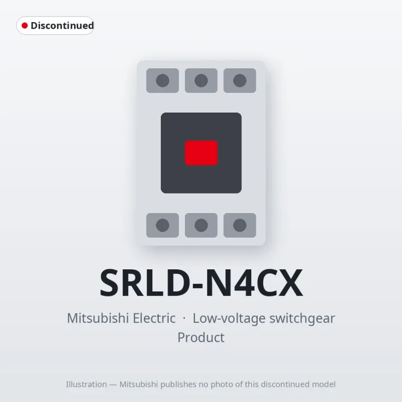 SRLD-N4CX Mitsubishi Low-voltage switchgear Contactor Relay