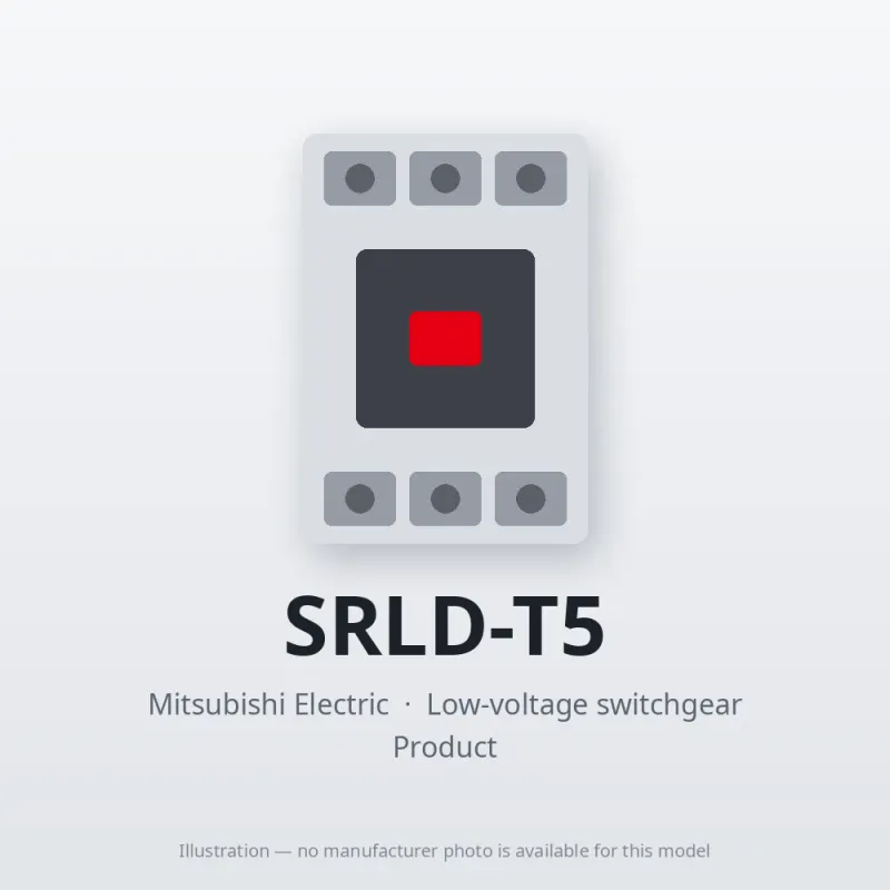 SRLD-T5 Mitsubishi Low-voltage switchgear Contactor Relay
