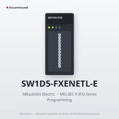 SW1D5-FXENETL-E Mitsubishi MELSEC-F (FX) Series Programming