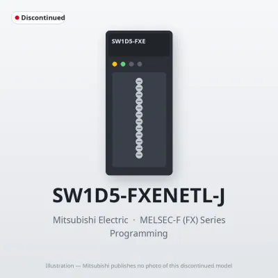SW1D5-FXENETL-J Mitsubishi MELSEC-F (FX) Series Programming