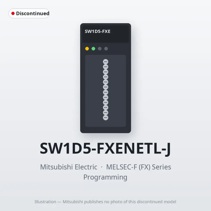 SW1D5-FXENETL-J Mitsubishi MELSEC-F (FX) Series Programming