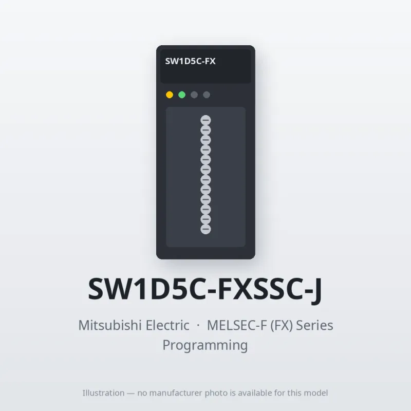 SW1D5C-FXSSC-J Mitsubishi MELSEC-F (FX) Series Programming