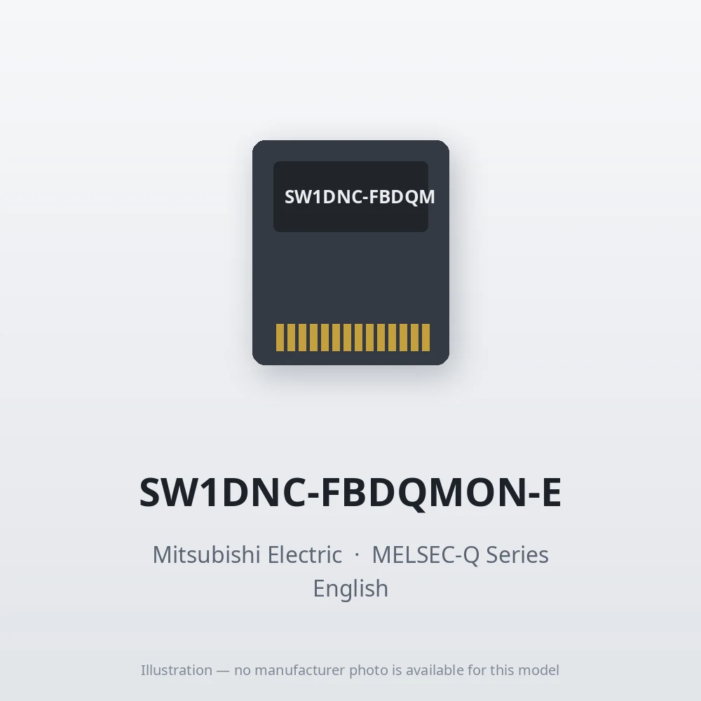SW1DNC-FBDQMON-E Mitsubishi MELSEC-Q Series MELSOFT PX Developer