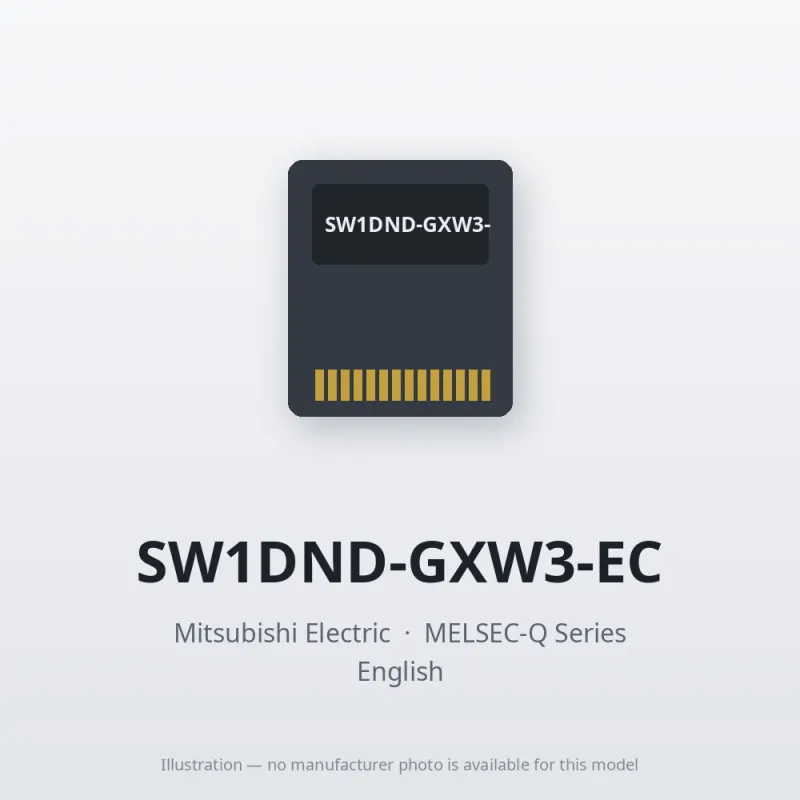 SW1DND-GXW3-EC Mitsubishi MELSEC-Q Series MELSOFT GX Works3