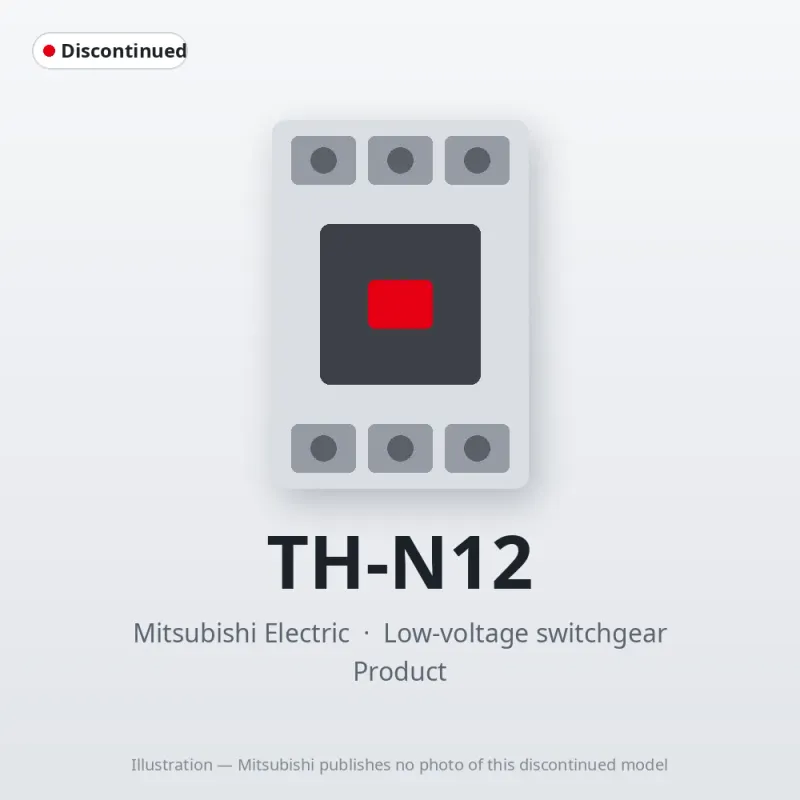TH-N12 Mitsubishi Low-voltage switchgear Thermal Overload Relay