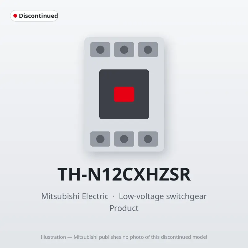 TH-N12CXHZSR Mitsubishi Low-voltage switchgear Thermal Overload Relay