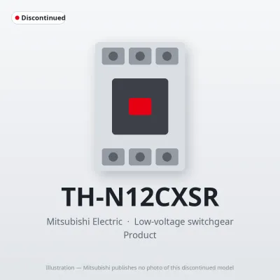 TH-N12CXSR Mitsubishi Low-voltage switchgear Thermal Overload Relay