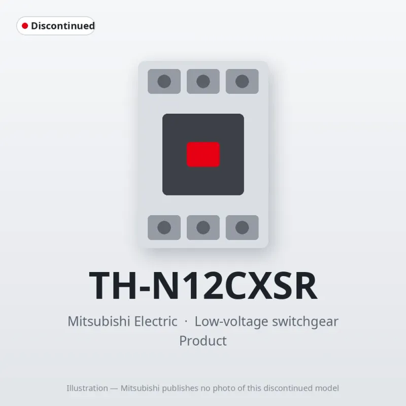 TH-N12CXSR Mitsubishi Low-voltage switchgear Thermal Overload Relay