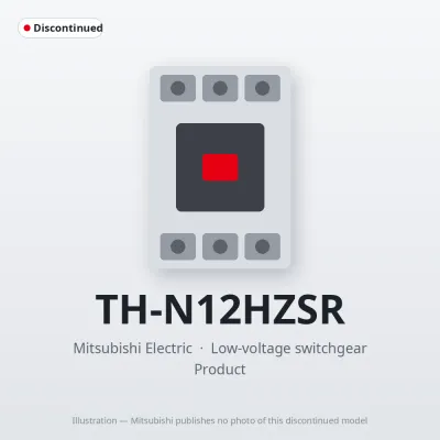 TH-N12HZSR Mitsubishi Low-voltage switchgear Thermal Overload Relay