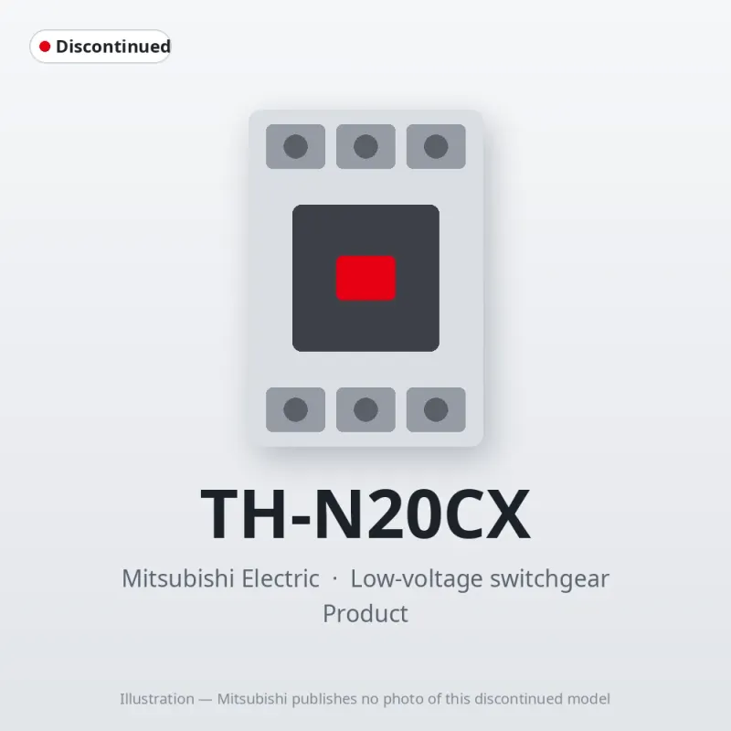 TH-N20CX Mitsubishi Low-voltage switchgear Thermal Overload Relay