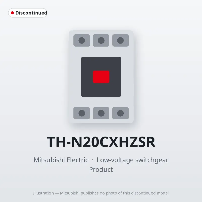 TH-N20CXHZSR Mitsubishi Low-voltage switchgear Thermal Overload Relay