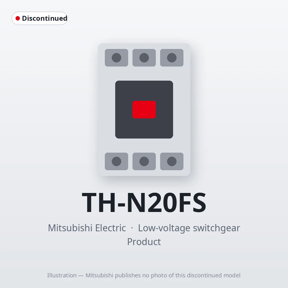 TH-N20FS Mitsubishi Low-voltage switchgear Thermal Overload Relay