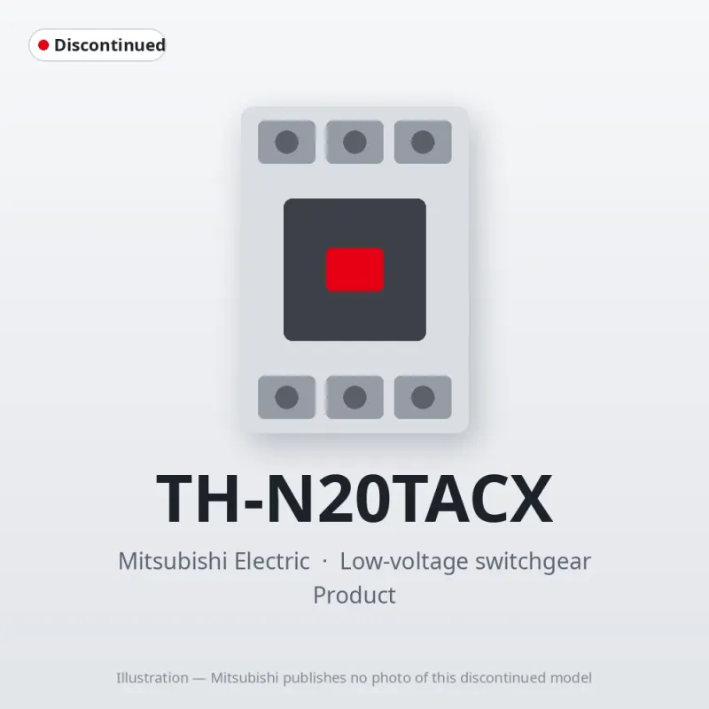 TH-N20TACX Mitsubishi Low-voltage switchgear Thermal Overload Relay