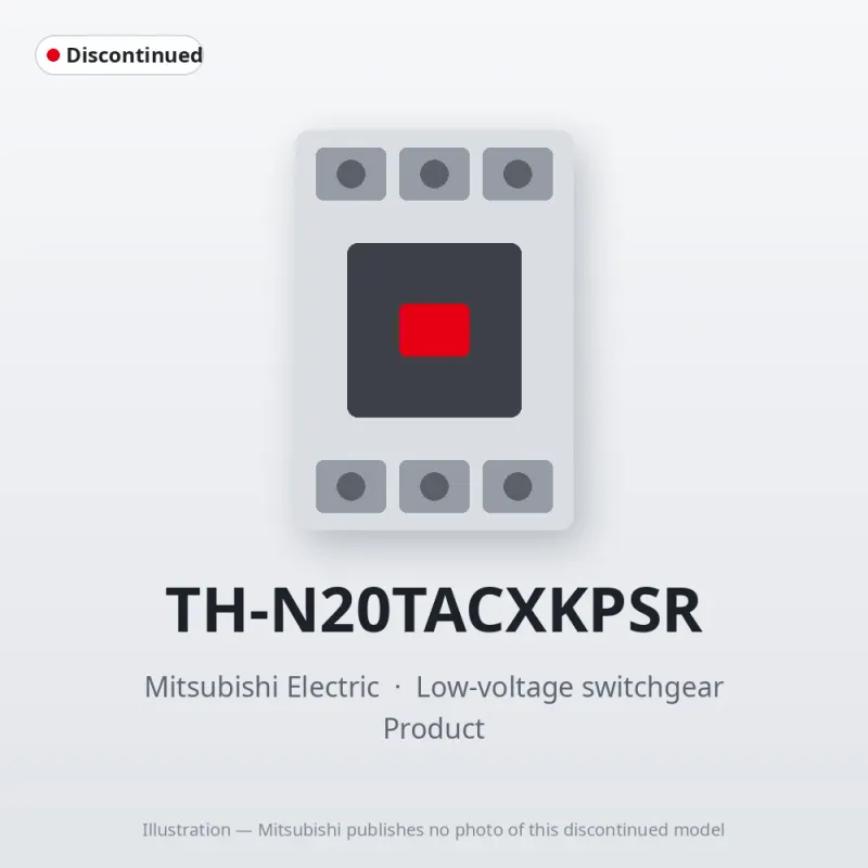 TH-N20TACXKPSR Mitsubishi Low-voltage switchgear Thermal Overload Relay