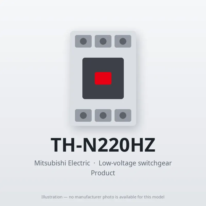 TH-N220HZ Mitsubishi Low-voltage switchgear Thermal Overload Relay