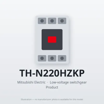 TH-N220HZKP Mitsubishi Low-voltage switchgear Thermal Overload Relay