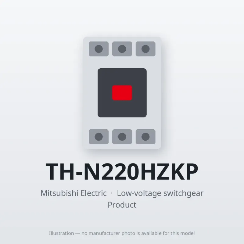 TH-N220HZKP Mitsubishi Low-voltage switchgear Thermal Overload Relay