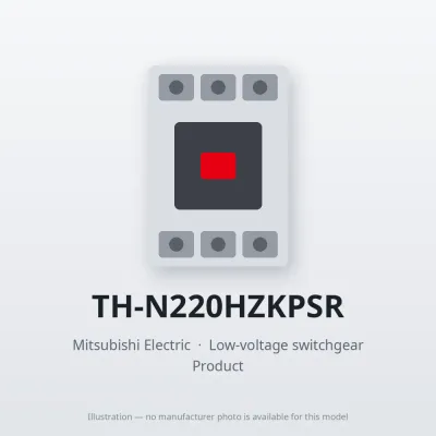 TH-N220HZKPSR Mitsubishi Low-voltage switchgear Thermal Overload Relay