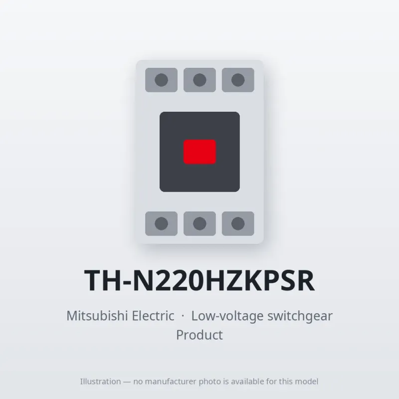 TH-N220HZKPSR Mitsubishi Low-voltage switchgear Thermal Overload Relay