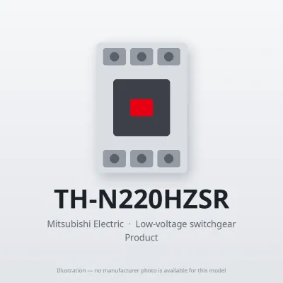TH-N220HZSR Mitsubishi Low-voltage switchgear Thermal Overload Relay