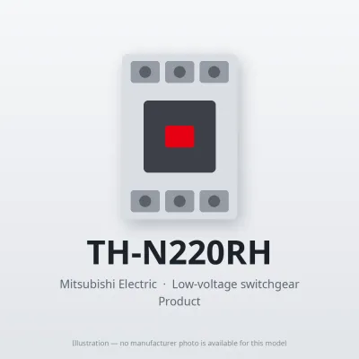 TH-N220RH Mitsubishi Low-voltage switchgear Thermal Overload Relay