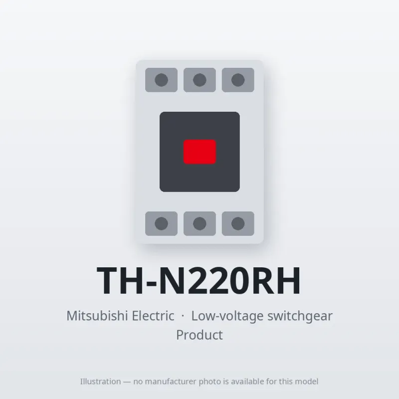 TH-N220RH Mitsubishi Low-voltage switchgear Thermal Overload Relay