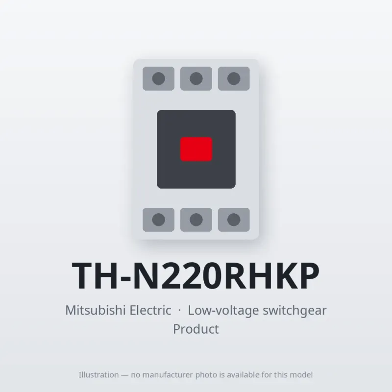 TH-N220RHKP Mitsubishi Low-voltage switchgear Thermal Overload Relay