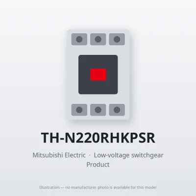 TH-N220RHKPSR Mitsubishi Low-voltage switchgear Thermal Overload Relay